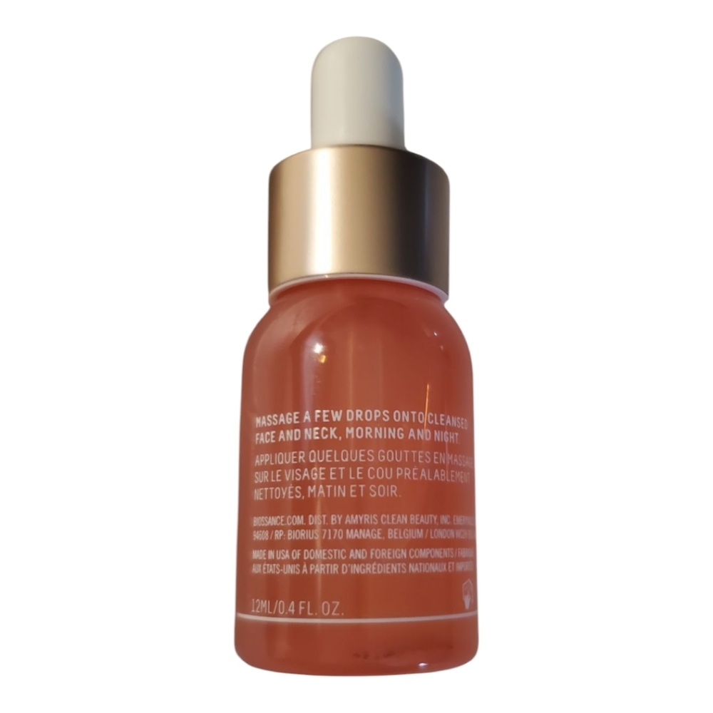 BIOSSANCE Squalane + Vitamin C Rose Oil - 12 ML / 0.4 FL OZ - Gift Size, NWOB - Picture 3 of 3